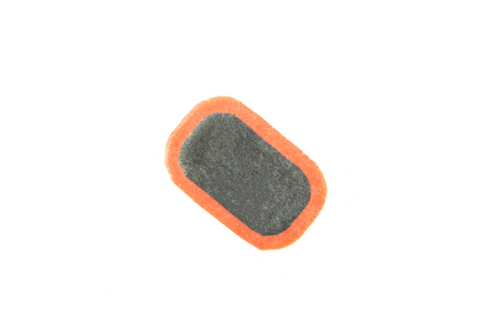 Patch to puncture rubber wheel chambers, close-up, isolate, vampの写真素材