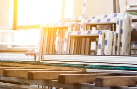 Production of pvc windows, large pvc frames, sun, window frame