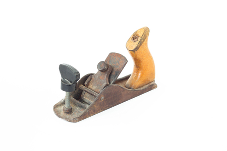A small plane for wood carving, close-up, isolateA small plane for wood carving, close-up, isolate, jointer, trying-plane, instrumentの写真素材