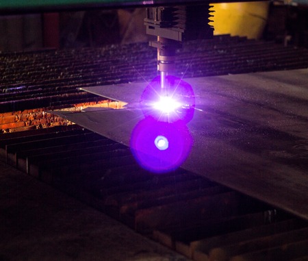 Machine for modern automatic plasma laser cutting of metals, plasma cutting with laser and laser,...