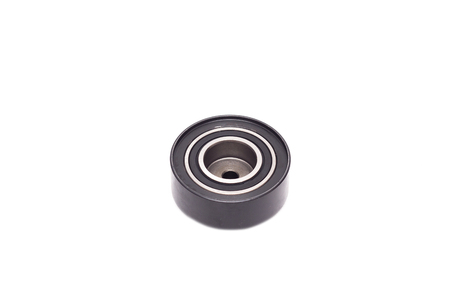 Bypass automobile roller timing system engine, white background, close-up, isolate, transportation, repair vehicularの写真素材