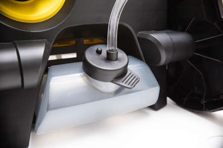 detergent tank in the pressure washer, close-up. professionalの写真素材
