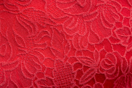 red patterned material, background macro Styleの写真素材