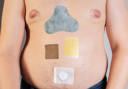 Many different medical plasters are glued on the human body. Anti-inflammatory, fat burning and...