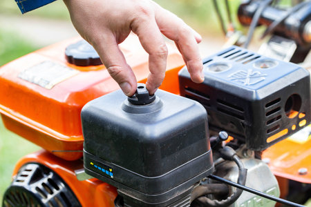 replacement of the air filter in the motoblock, service maintenance of agricultural machinery....