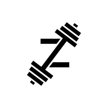 Letter Z Fitness Gym Logo Design. Barbel Sports Vector Icon.のイラスト素材