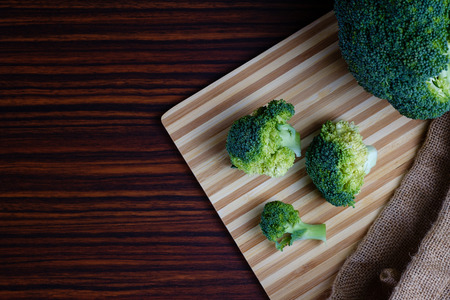 Fresh cut broccoliの写真素材