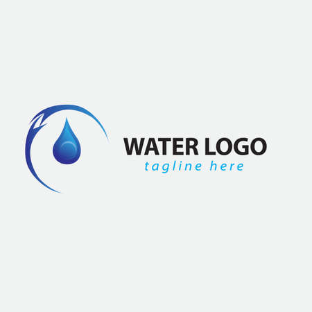 Water design for business on white background.のイラスト素材