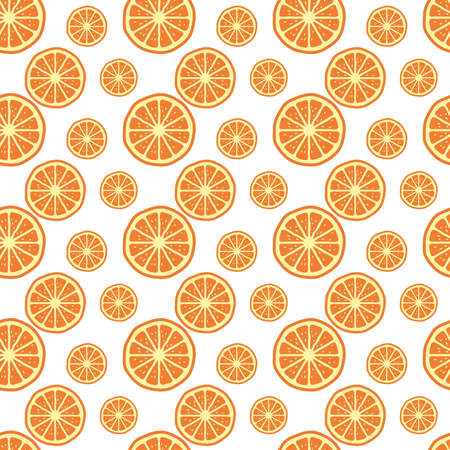 Orange Fruit Seamless Pattern Texture