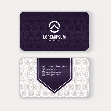 Business card template and name card, Business card concept designのイラスト素材