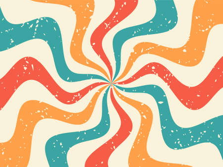 Retro Style Background With Grunge Texture, Vintage Retro Backgroundのイラスト素材