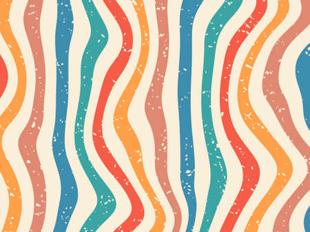 Retro Style Background With Grunge Texture, Vintage Retro Backgroundのイラスト素材