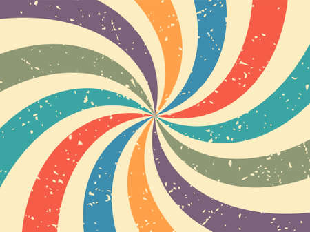 Retro Style Background With Grunge Texture, Vintage Retro Backgroundのイラスト素材