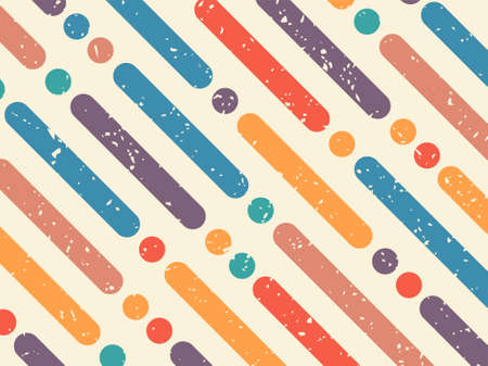 Retro Style Background With Grunge Texture, Vintage Retro Backgroundのイラスト素材