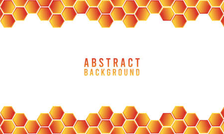 Abstract Geometric Shape Hexagon Background, Geometric Abstract Background With Hexagonsのイラスト素材