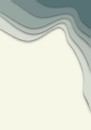 Abstract Multicolor Modern Background With Papercut Style, Colorful Modern Papercut Backgroundのイラスト素材