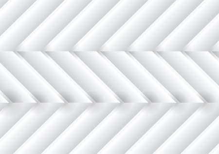 Abstract white and grey background texture, Geometric stripes background designのイラスト素材