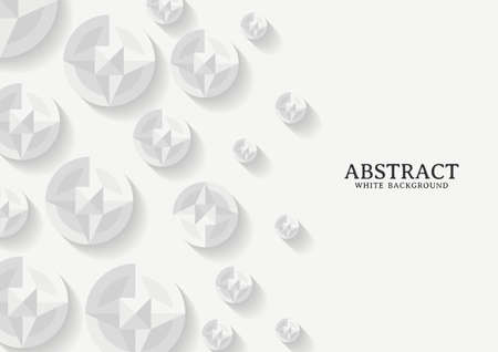 Abstract white and grey geometric background texture, Geometric background design templateのイラスト素材