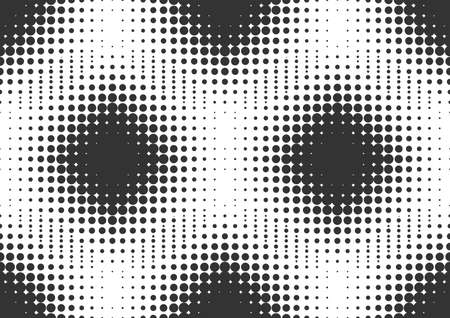 Abstract black and white dots halftone background, Halftone background design