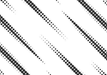 Abstract black and white dots halftone background, Halftone background designのイラスト素材