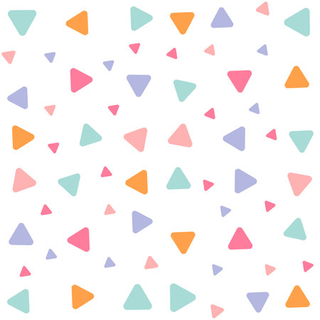 Seamless geometric pattern with triangles, Seamless pattern with colorful triangles background