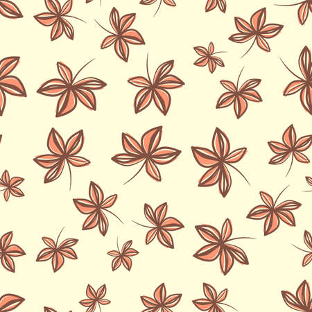 Botanical floral leaves seamless pattern. Summer and spring print. Floral pattern, Green leavesのイラスト素材