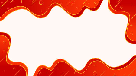 Modern stylish red background with blank space modern futuristic vector illustrationのイラスト素材