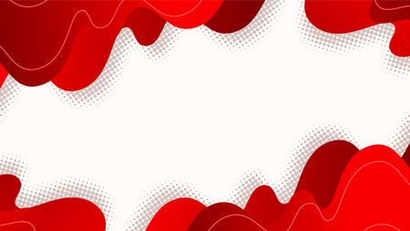 Modern stylish red background with blank space modern futuristic vector illustrationのイラスト素材