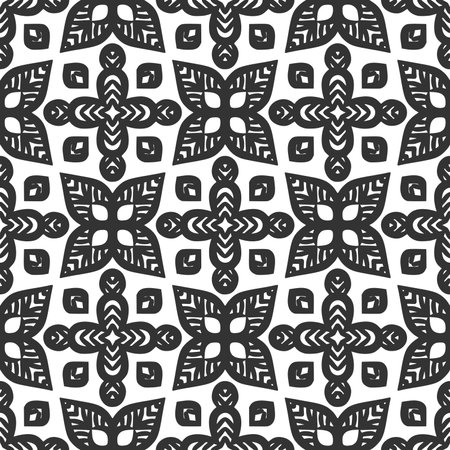 Geometric seamless pattern vector illustration. Seamless vector background patternのイラスト素材