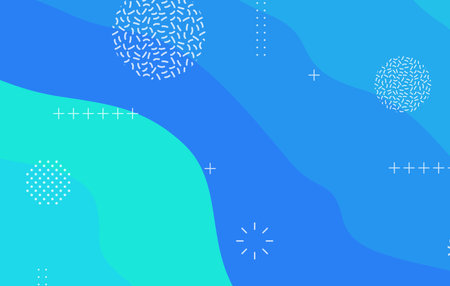 abstract gradient dynamic fluid shapes background design for brochure flyer banner templateのイラスト素材