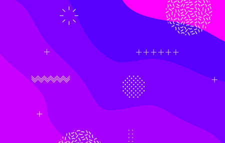 abstract gradient dynamic fluid shapes background design for brochure flyer banner templateのイラスト素材