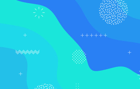 abstract gradient dynamic fluid shapes background design for brochure flyer banner templateのイラスト素材