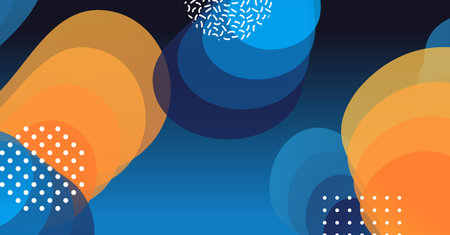 Abstract liquid wave background with colorful background. Fluid wavy shapes designのイラスト素材