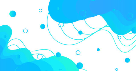 Abstract liquid wave background with colorful background. Fluid wavy shapes design