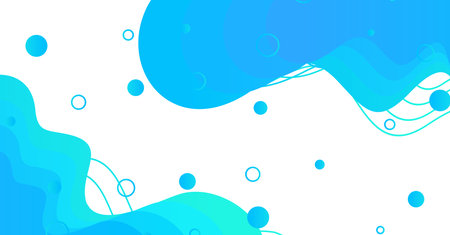 Abstract liquid wave background with colorful background. Fluid wavy shapes designのイラスト素材