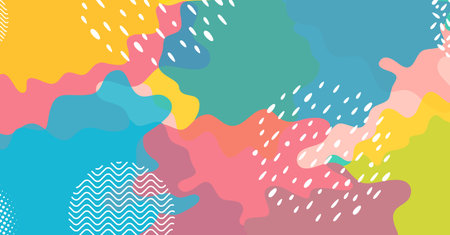 Abstract creative background with geometric shape and color. Modern vector background designのイラスト素材