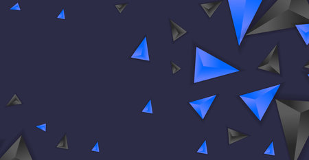 Abstract composition of triangle. Minimal geometric background.