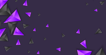 Abstract composition of triangle. Minimal geometric background.
