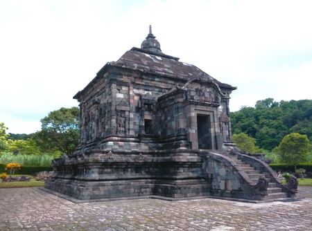 the lonely templeの写真素材