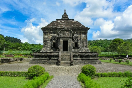 Plaosan temple, near jogjakarta, indonesiaの素材