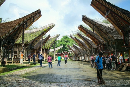 Ancient village of ketekesu in toraja land sulawesi indonesia