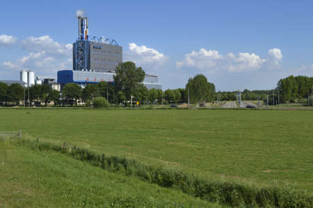 refuse incineration station