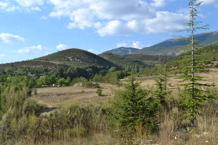 Hills in the South of Franceの写真素材