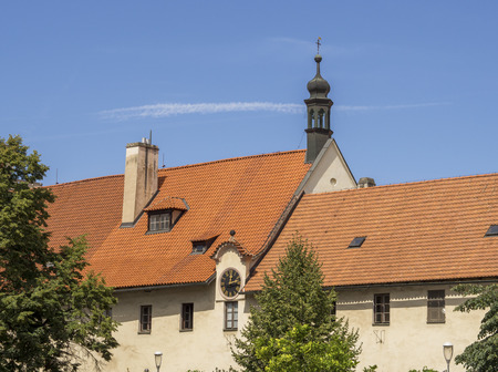 Grey Friar convent in Prague centreの写真素材