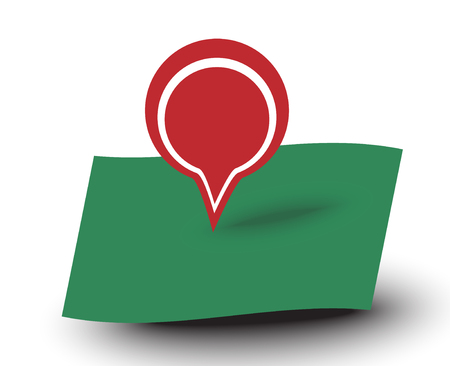 Pap pointer, red label vector illustrationのイラスト素材