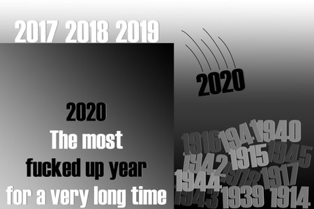 COVID-19 corona virus year 2020 falling down a cliff.のイラスト素材