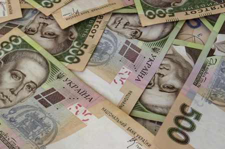 Ukrainian hryvnia in five hundred