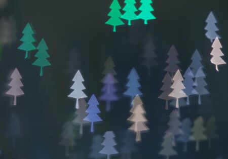 Bokeh of night city lights shaped different shapes 8の写真素材