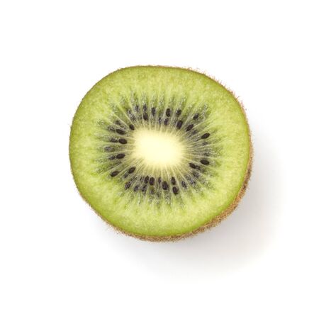 kiwi on a white backgroundの写真素材