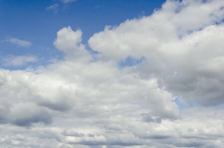 clouds on a blue skyの写真素材